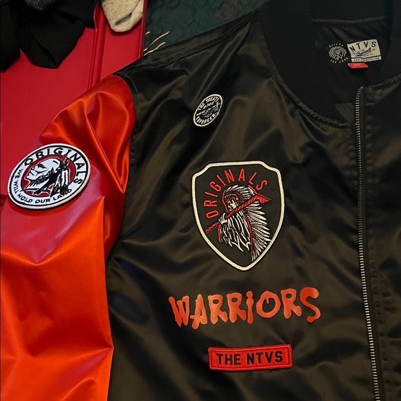 NTVS Bomber jacket Black and Red Jacket XL - Picture 9 of 10